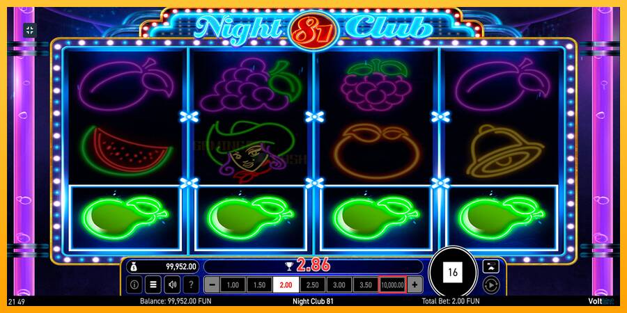 Night Club 81 игрална машина за пари, снимка 1