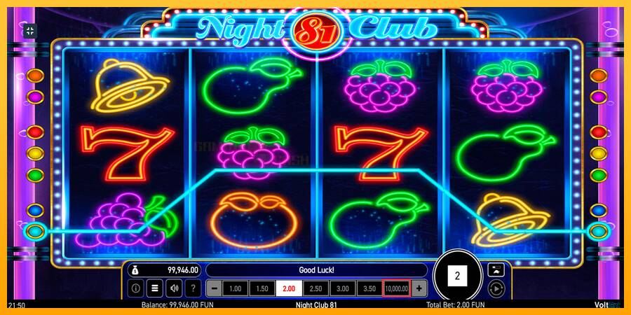 Night Club 81 игрална машина за пари, снимка 3