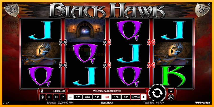 Black Hawk игрална машина за пари, снимка 1