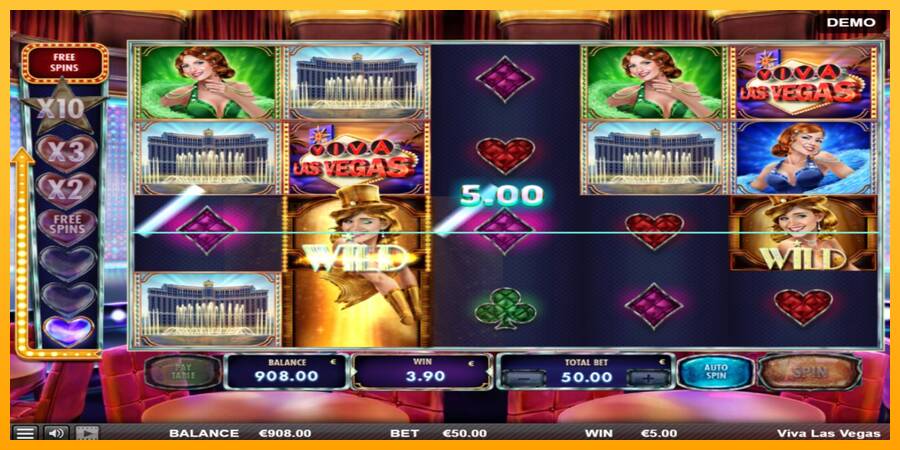 Viva las Vegas игрална машина за пари, снимка 3