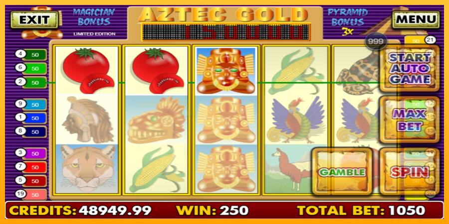 Aztec Gold игрална машина за пари, снимка 2