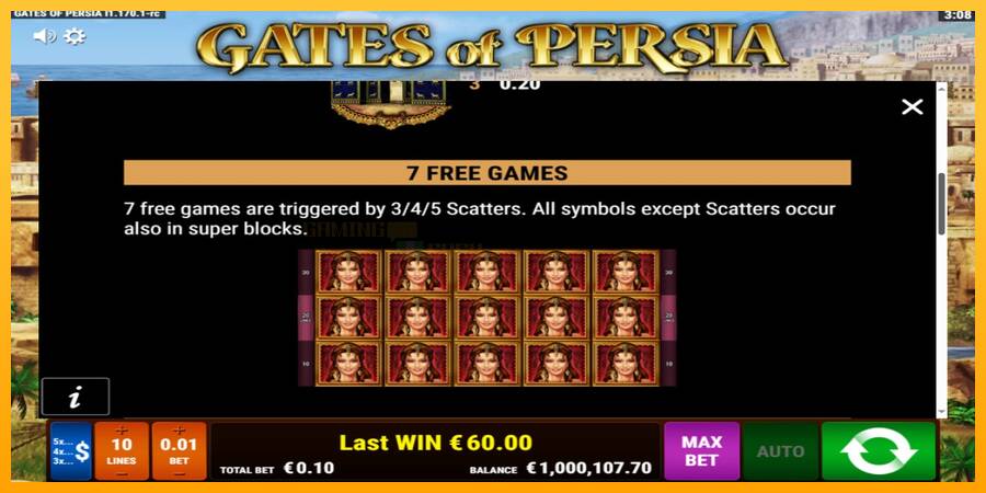 Gates of Persia игрална машина за пари, снимка 6