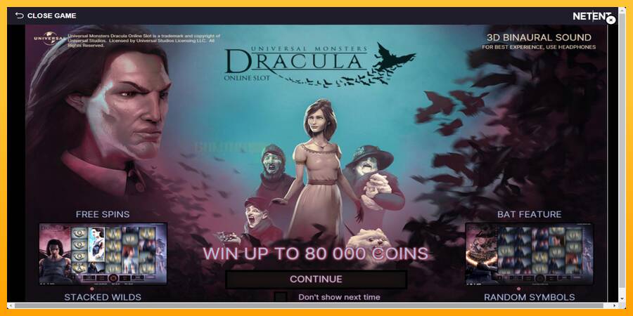 Dracula игрална машина за пари, снимка 1