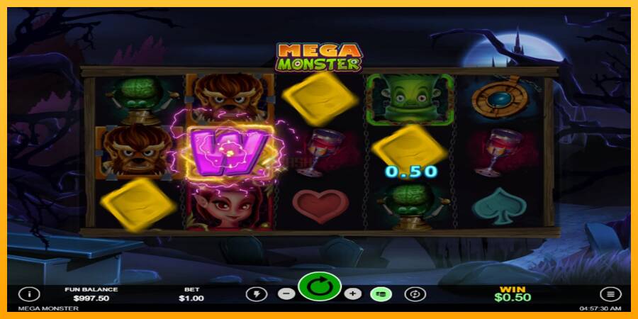 Mega Monster игрална машина за пари, снимка 2