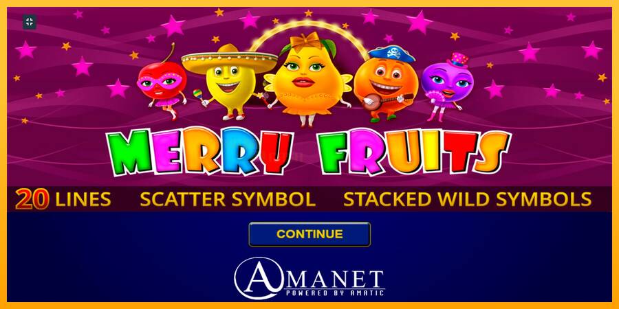 Merry Fruits игрална машина за пари, снимка 7