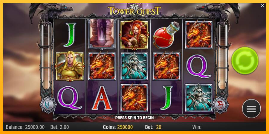 Tower Quest игрална машина за пари, снимка 2