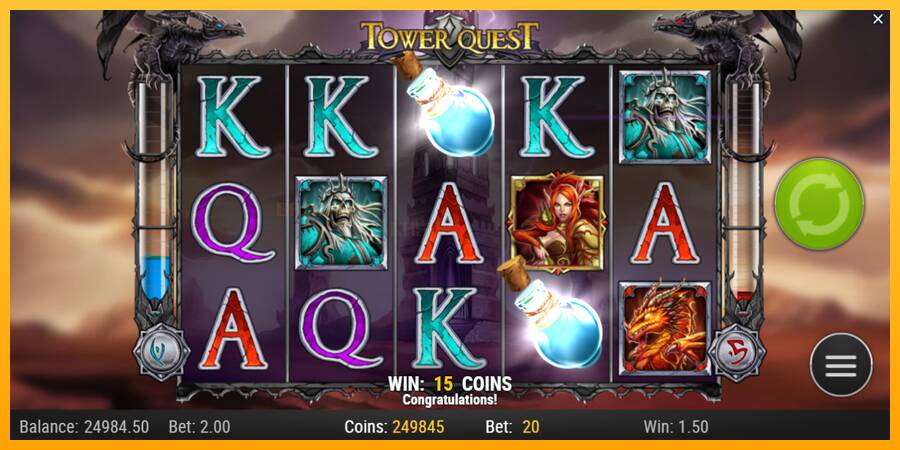 Tower Quest игрална машина за пари, снимка 4