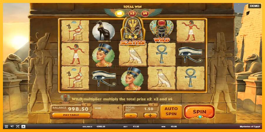 Mysteries of Egypt игрална машина за пари, снимка 3