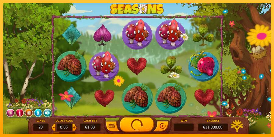 Seasons игрална машина за пари, снимка 2