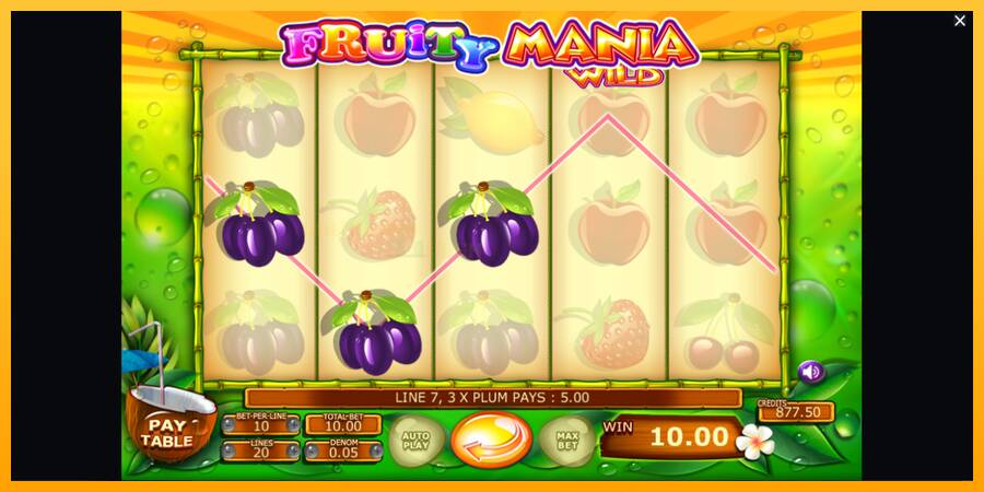 Fruity Mania игрална машина за пари, снимка 4