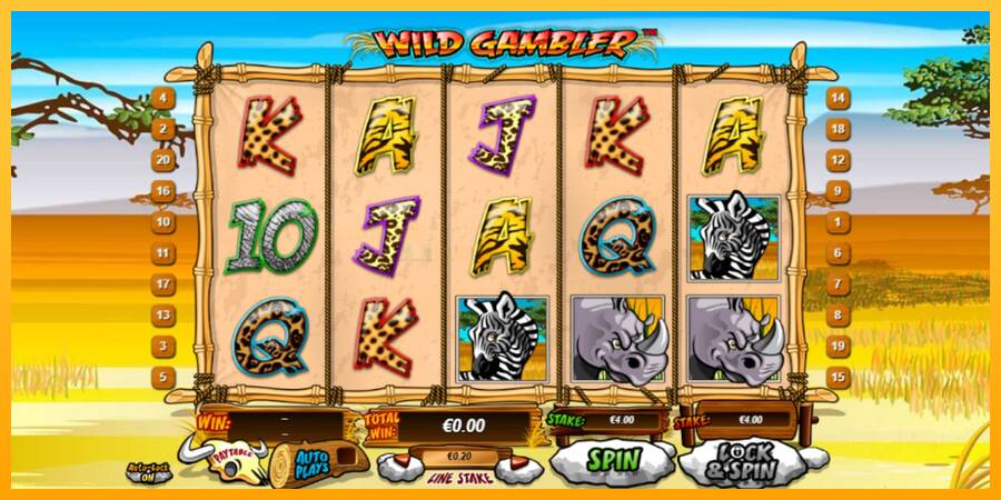 Wild Gambler игрална машина за пари, снимка 1