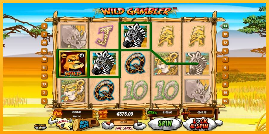 Wild Gambler игрална машина за пари, снимка 2