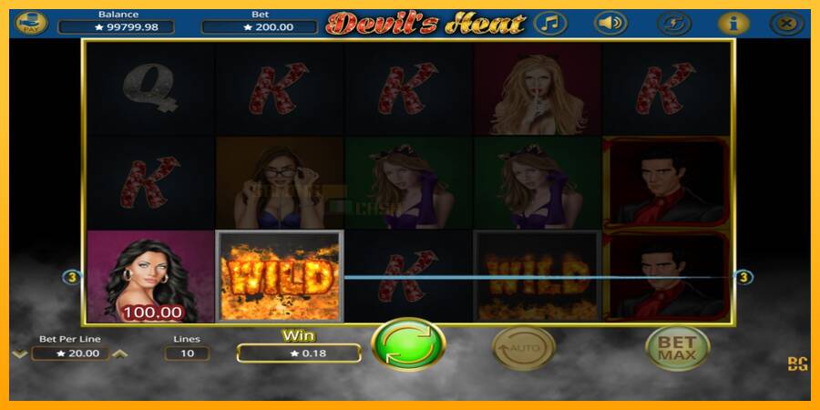 Devil’s Heat игрална машина за пари, снимка 3