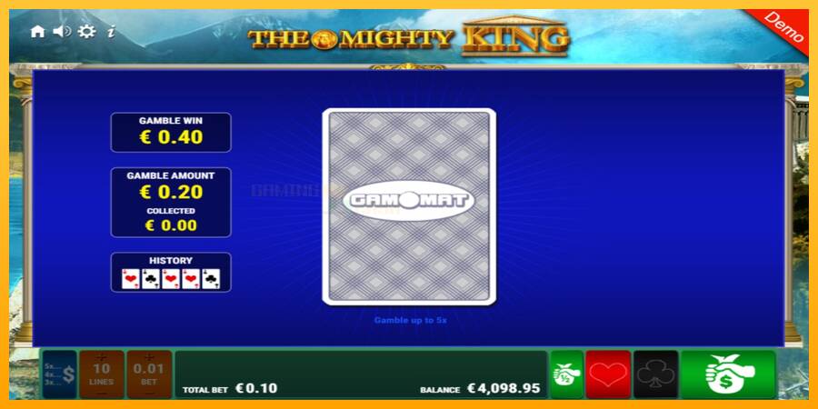 The Mighty King игрална машина за пари, снимка 8