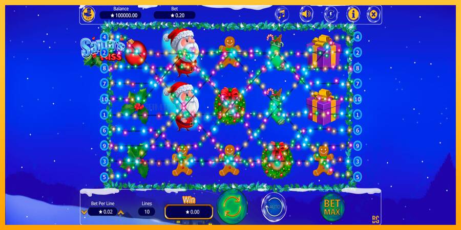 Santa´s Kiss игрална машина за пари, снимка 1