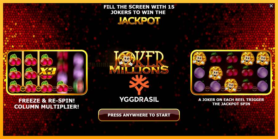 Joker Millions игрална машина за пари, снимка 1