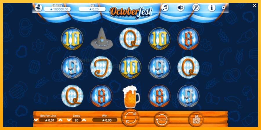 Octoberfest игрална машина за пари, снимка 2