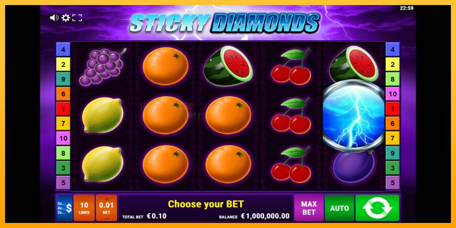 Sticky Diamonds игрална машина за пари, снимка 1