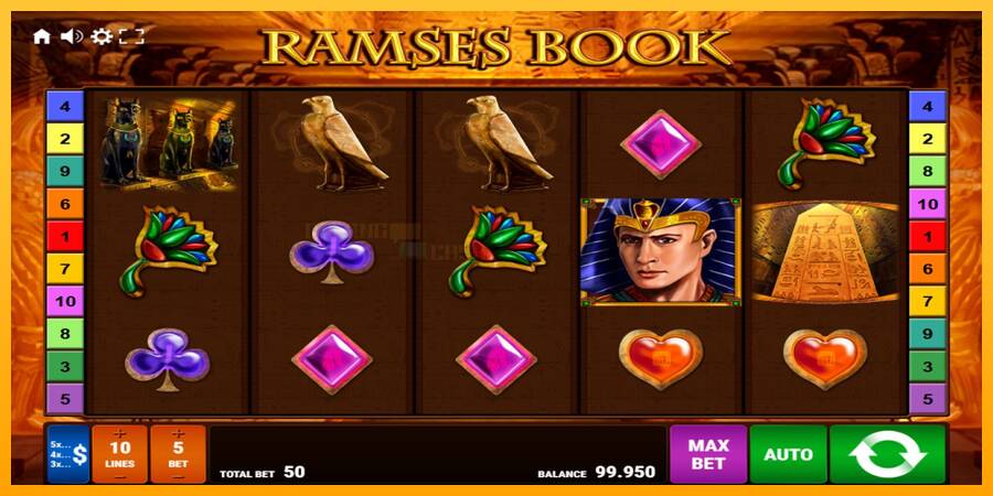 Ramses Book игрална машина за пари, снимка 1