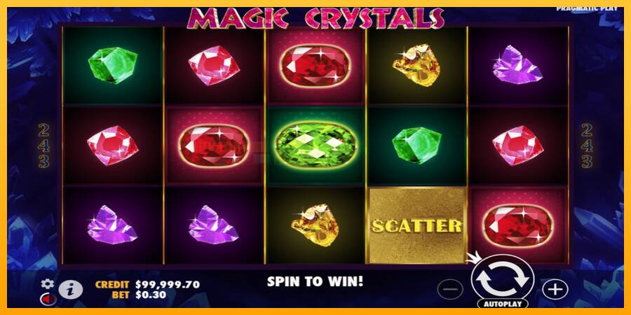 Magic Crystals игрална машина за пари, снимка 2