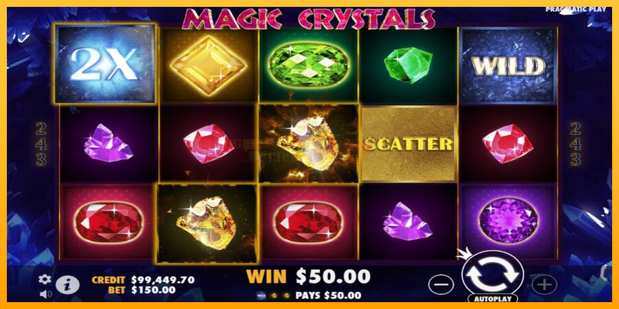 Magic Crystals игрална машина за пари, снимка 3