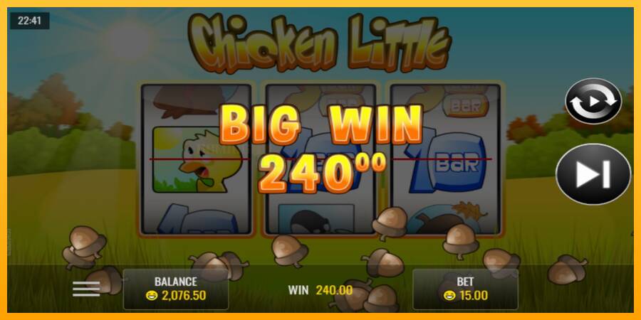 Chicken Little игрална машина за пари, снимка 2