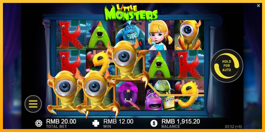 Little Monsters игрална машина за пари, снимка 4