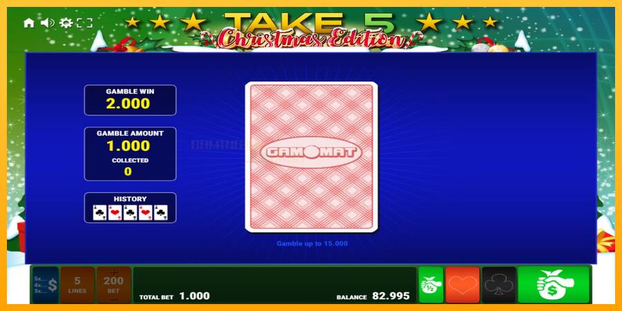 Take 5 Christmas Edition игрална машина за пари, снимка 4