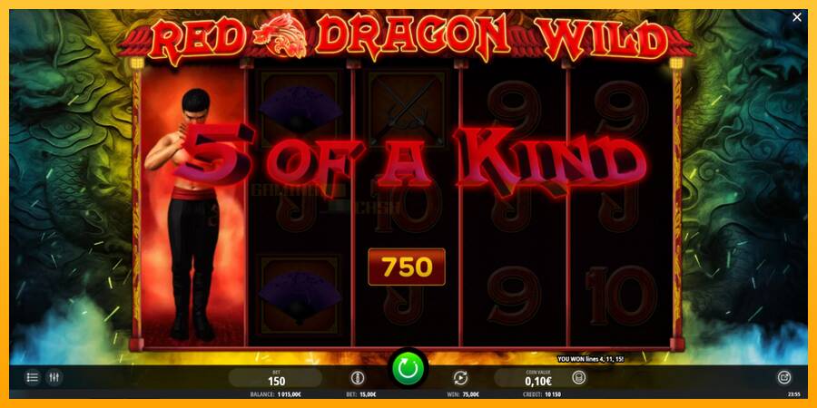 Red Dragon Wild игрална машина за пари, снимка 3