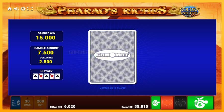 Pharaos Riches Golden Nights игрална машина за пари, снимка 5