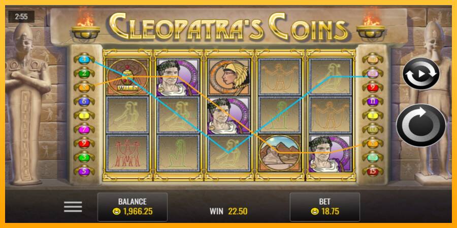 Cleopatra’s Coins игрална машина за пари, снимка 2