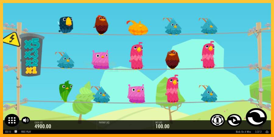 Birds On A Wire игрална машина за пари, снимка 1