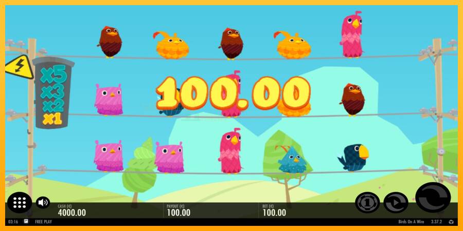 Birds On A Wire игрална машина за пари, снимка 2