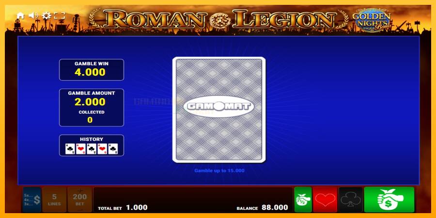 Roman Legion Golden Nights игрална машина за пари, снимка 4