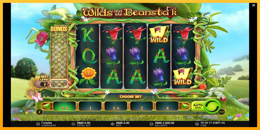 Wilds and the Beanstalk игрална машина за пари, снимка 2