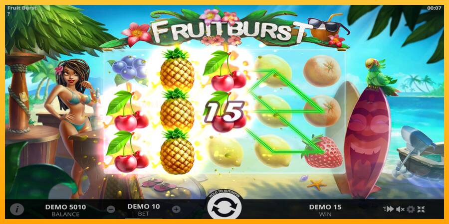 Fruitburst игрална машина за пари, снимка 2