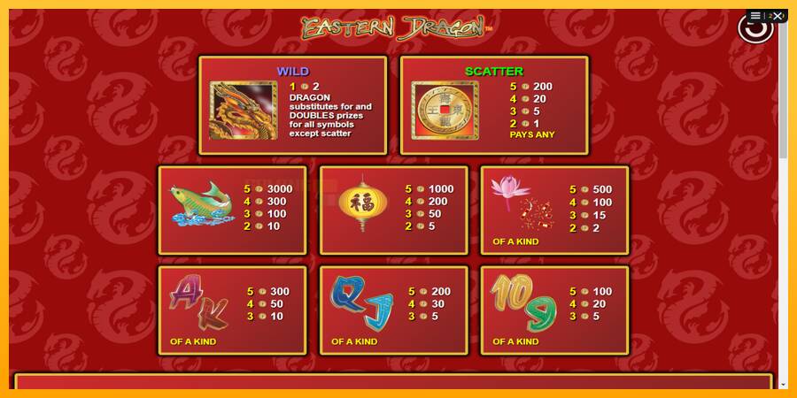 Eastern Dragon игрална машина за пари, снимка 5