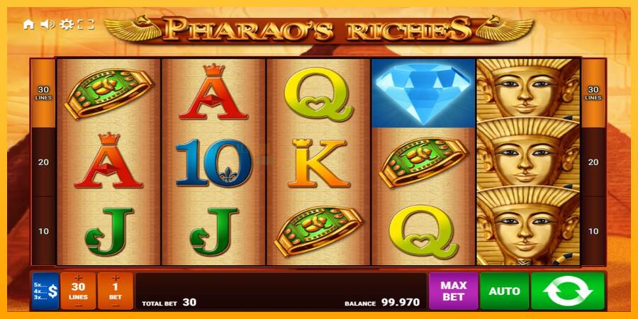 Pharaos Riches игрална машина за пари, снимка 1