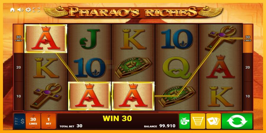 Pharaos Riches игрална машина за пари, снимка 2