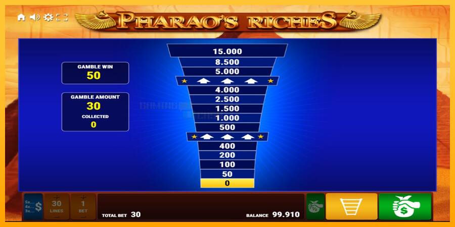 Pharaos Riches игрална машина за пари, снимка 3