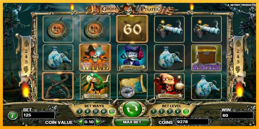 Ghost Pirates игрална машина за пари, снимка 3