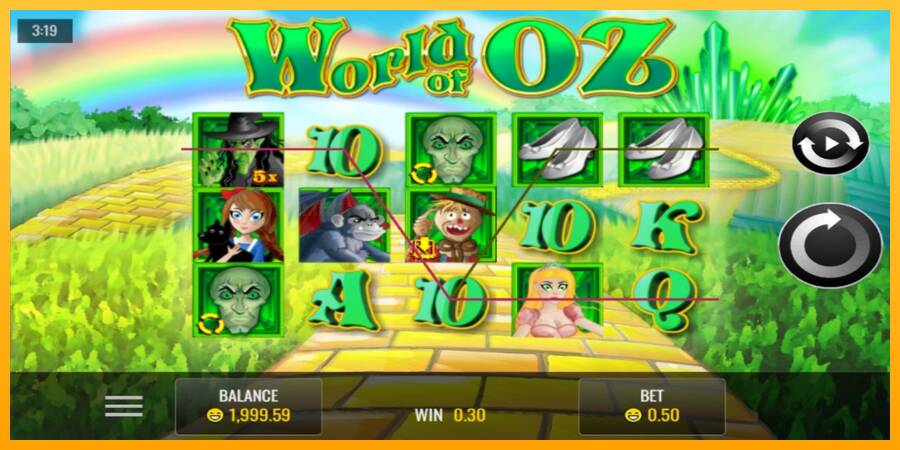 World of Oz игрална машина за пари, снимка 2