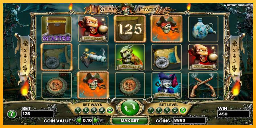 Ghost Pirates игрална машина за пари, снимка 4