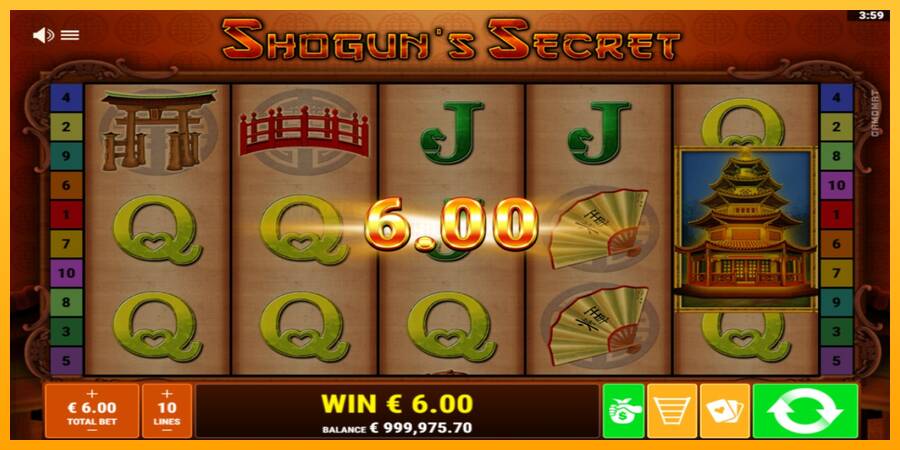 Shoguns Secret игрална машина за пари, снимка 2