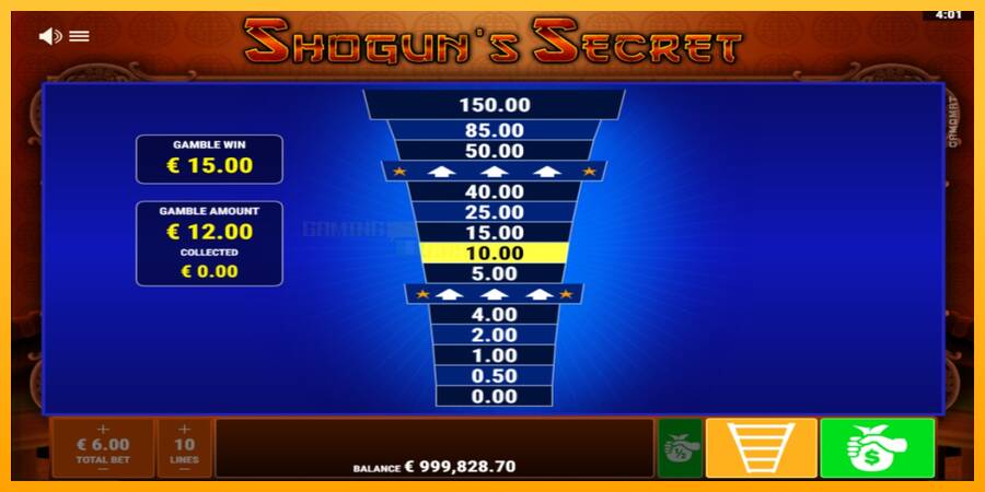 Shoguns Secret игрална машина за пари, снимка 3