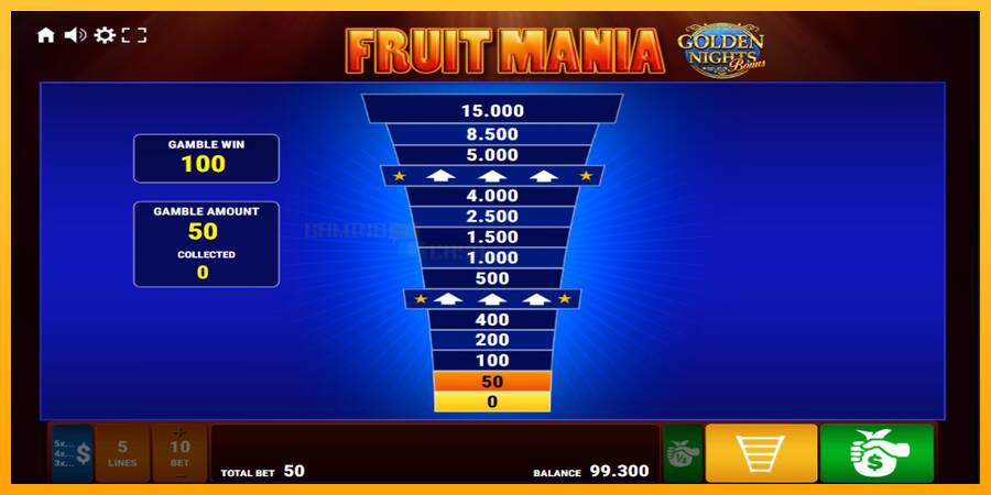 Fruit Mania Golden Nights игрална машина за пари, снимка 3