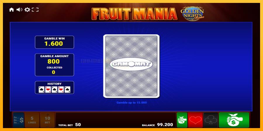 Fruit Mania Golden Nights игрална машина за пари, снимка 4