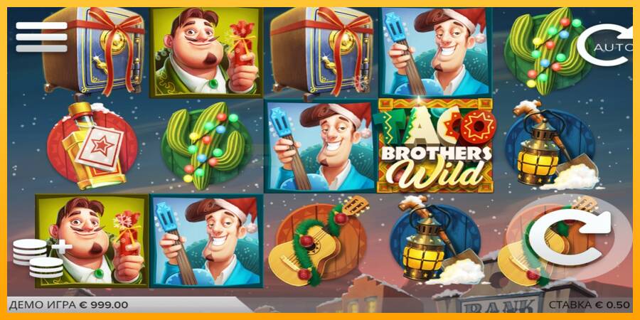 Taco Brothers Saving Christmas игрална машина за пари, снимка 4