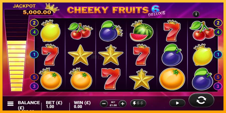 Cheeky Fruits 6 Deluxe игрална машина за пари, снимка 1