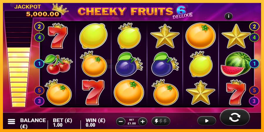 Cheeky Fruits 6 Deluxe игрална машина за пари, снимка 2